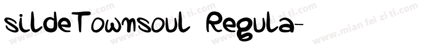 sildeTownsoul Regula字体转换